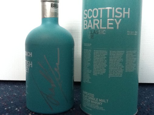 This bottle was coincidentally the same colour that Jim was wearing! And a bottle I will treasure forever.
