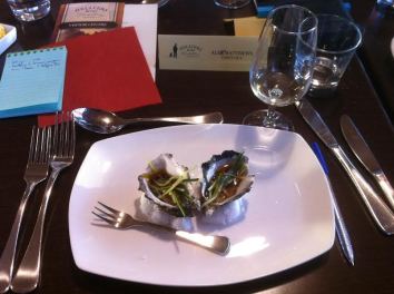 Course 1 whisky waffle