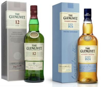 Glenlivet-bottles whisky-waffle