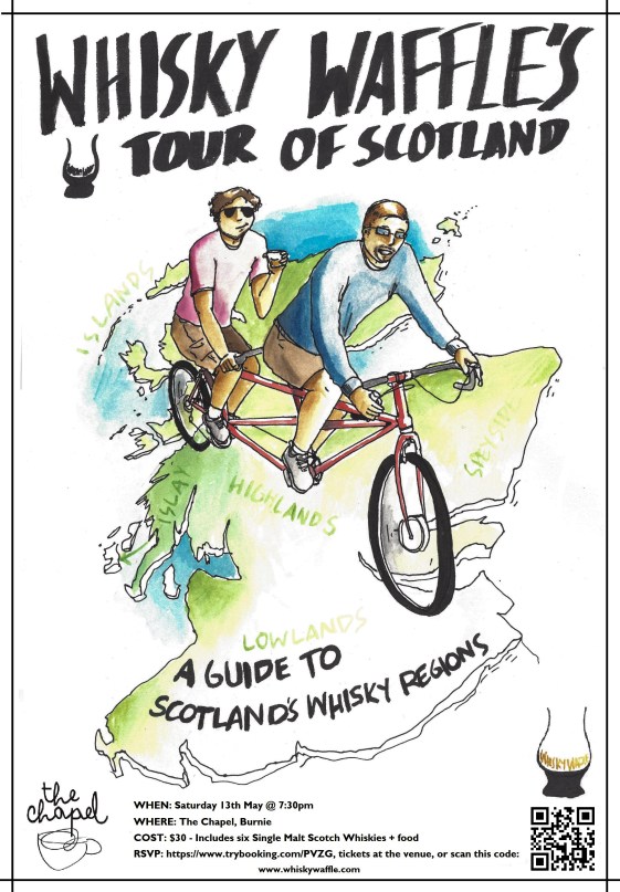 Official Whisky Waffle Poster with colour fix