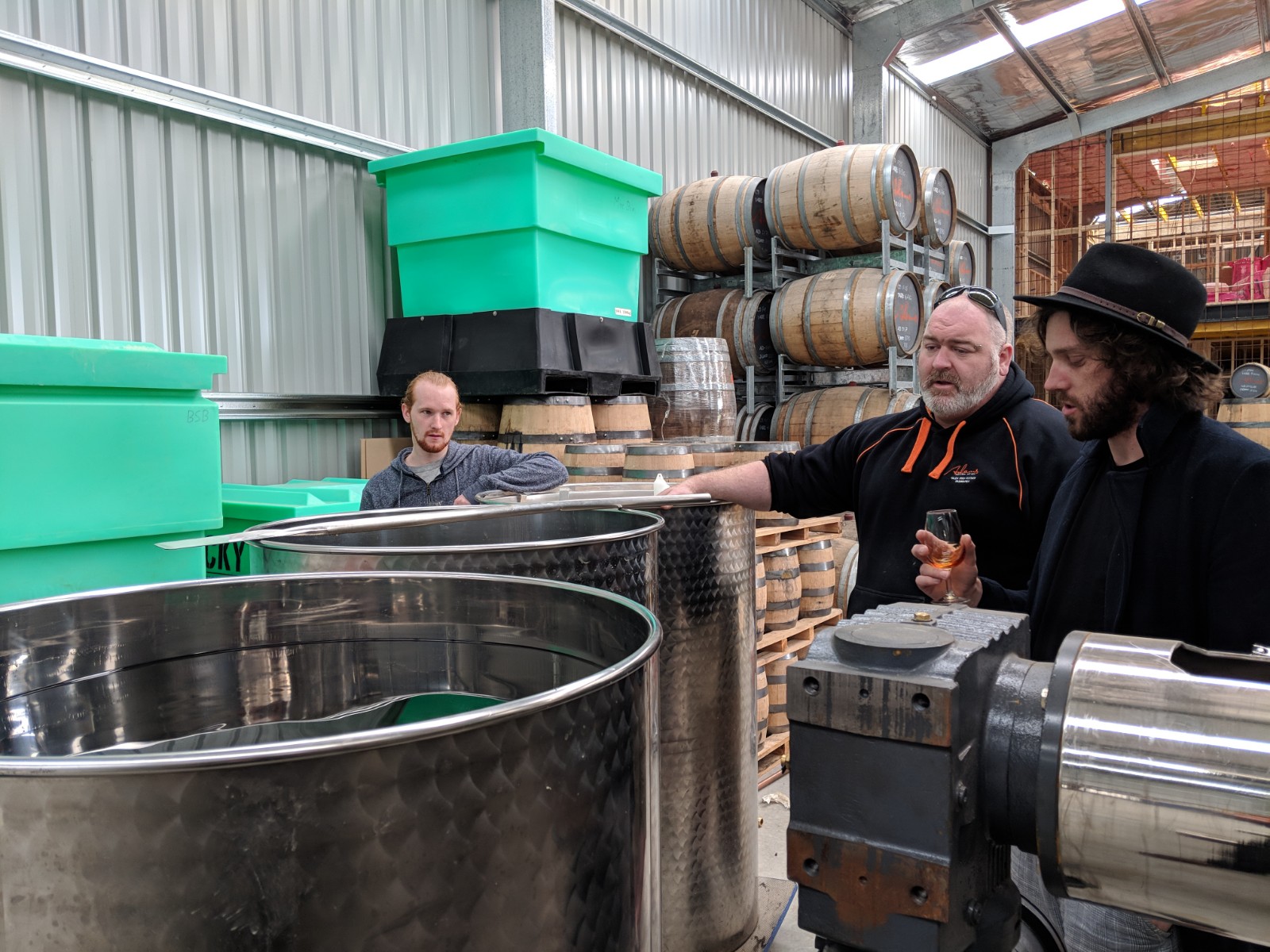 Adam P and Nick and Harri